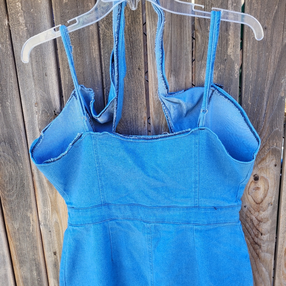 Blue Denim Dress Womens Size S - Picture 14 of 15
